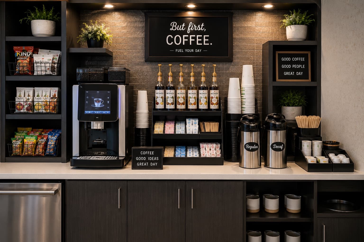 A P1 Refreshments breakroom refreshment program serving McGregor, TX workplaces